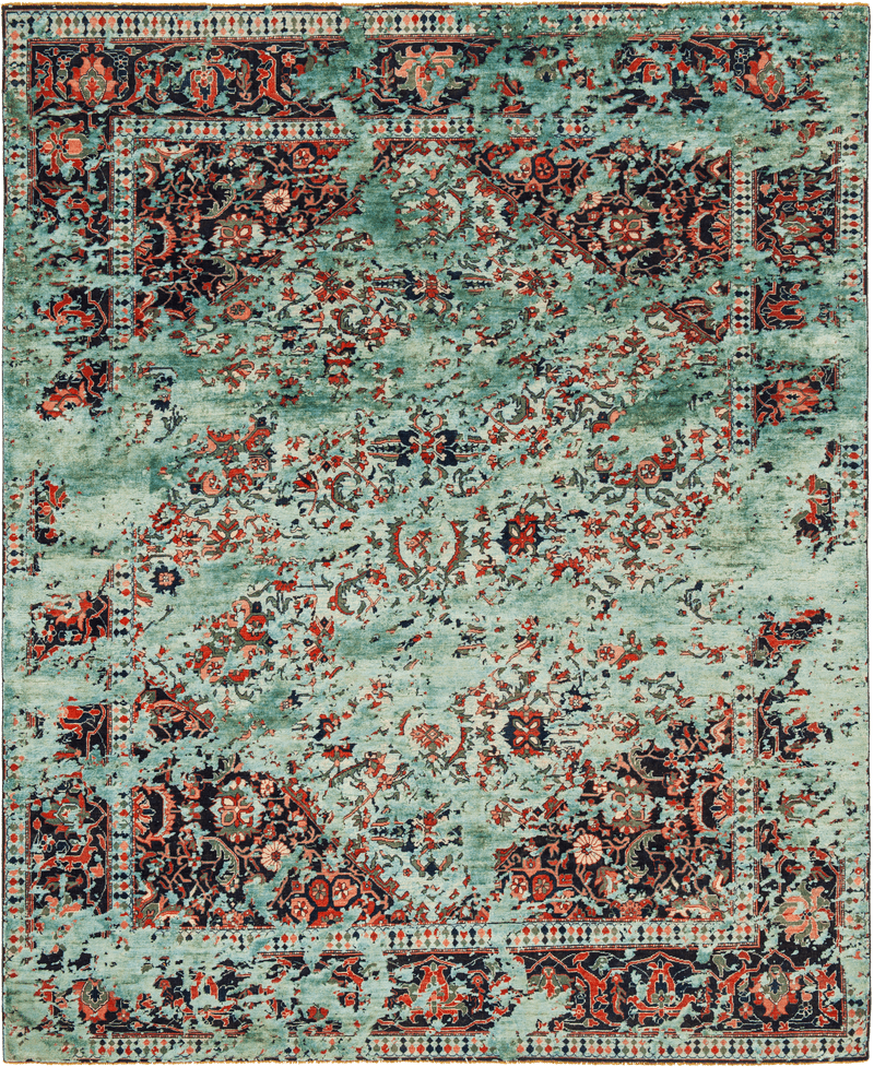 Picture of a Serapi Queenbury Double Sky rug