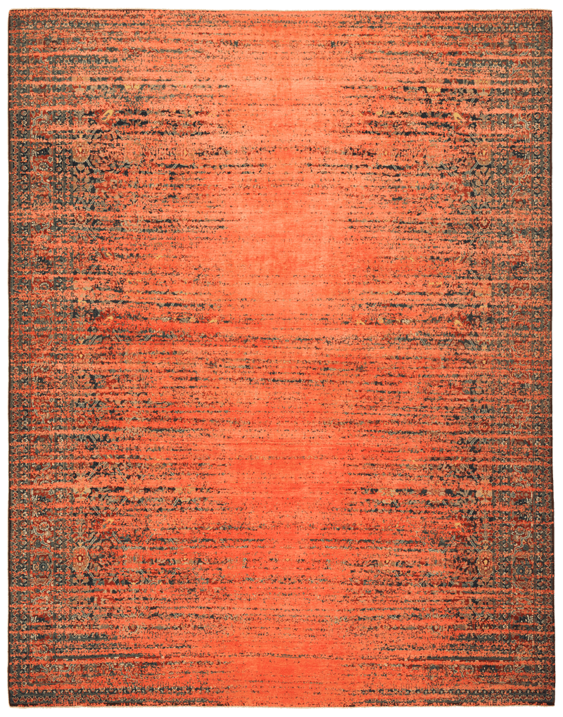 Picture of a Tabriz Canal Stomped Reverse rug
