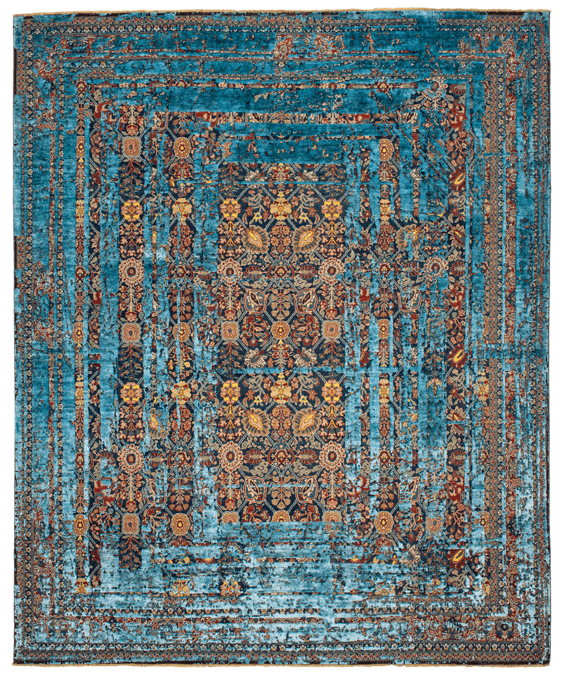 Picture of a Tabriz Canal Frame rug