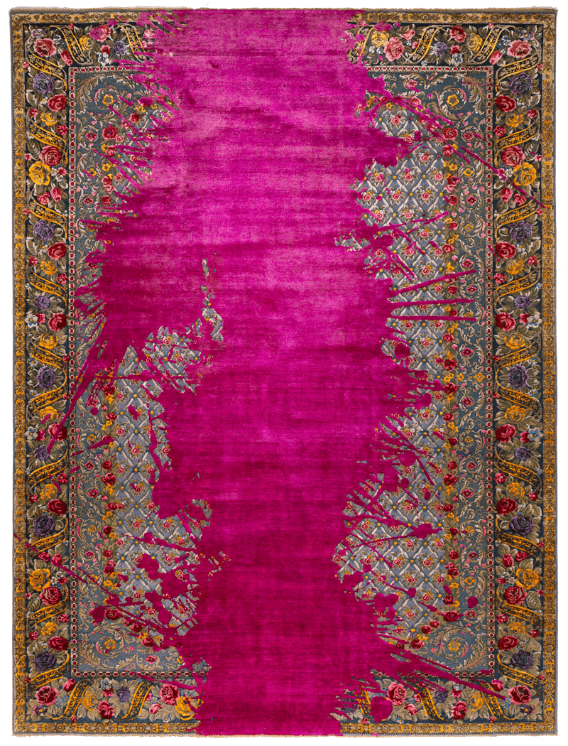 Picture of a Jardin de Paris Blotted rug