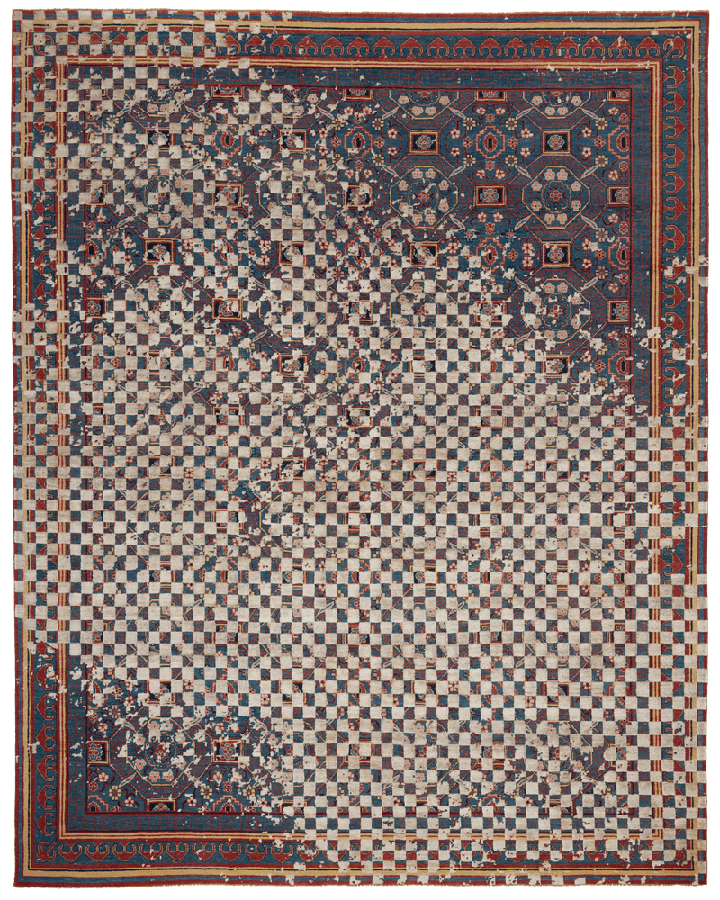 Picture of a Kotan Oxford Checker Raved rug