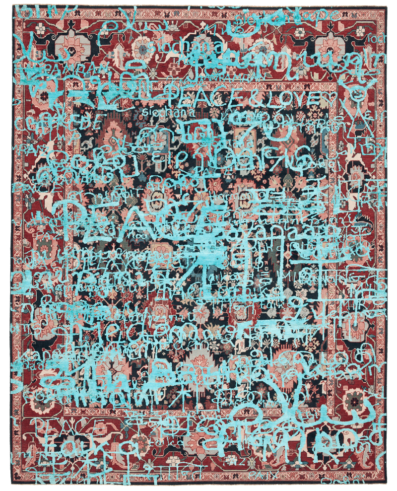 Picture of a Bidjar Waterloo Peace rug