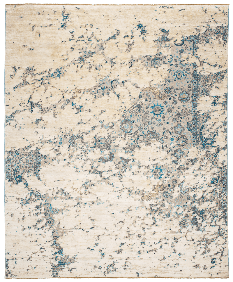 Picture of a Kirman Jungle Aerial rug