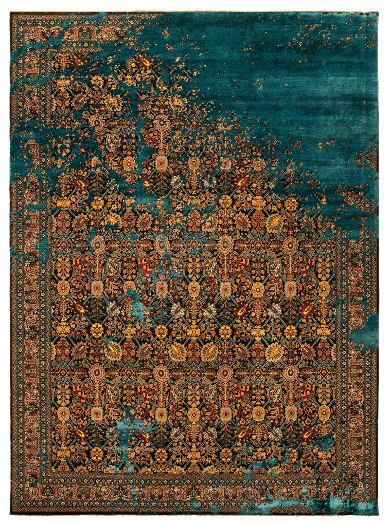 Picture of a Tabriz Canal Rocked rug